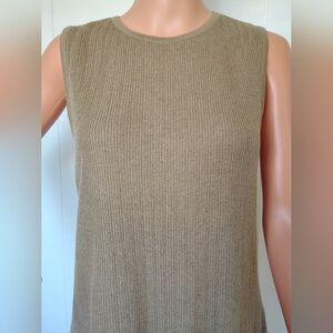 RAFAEL Tan Knit Top Size M